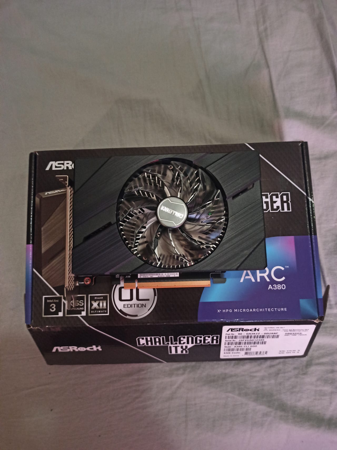 ASRock Intel Arc A380 Challanger