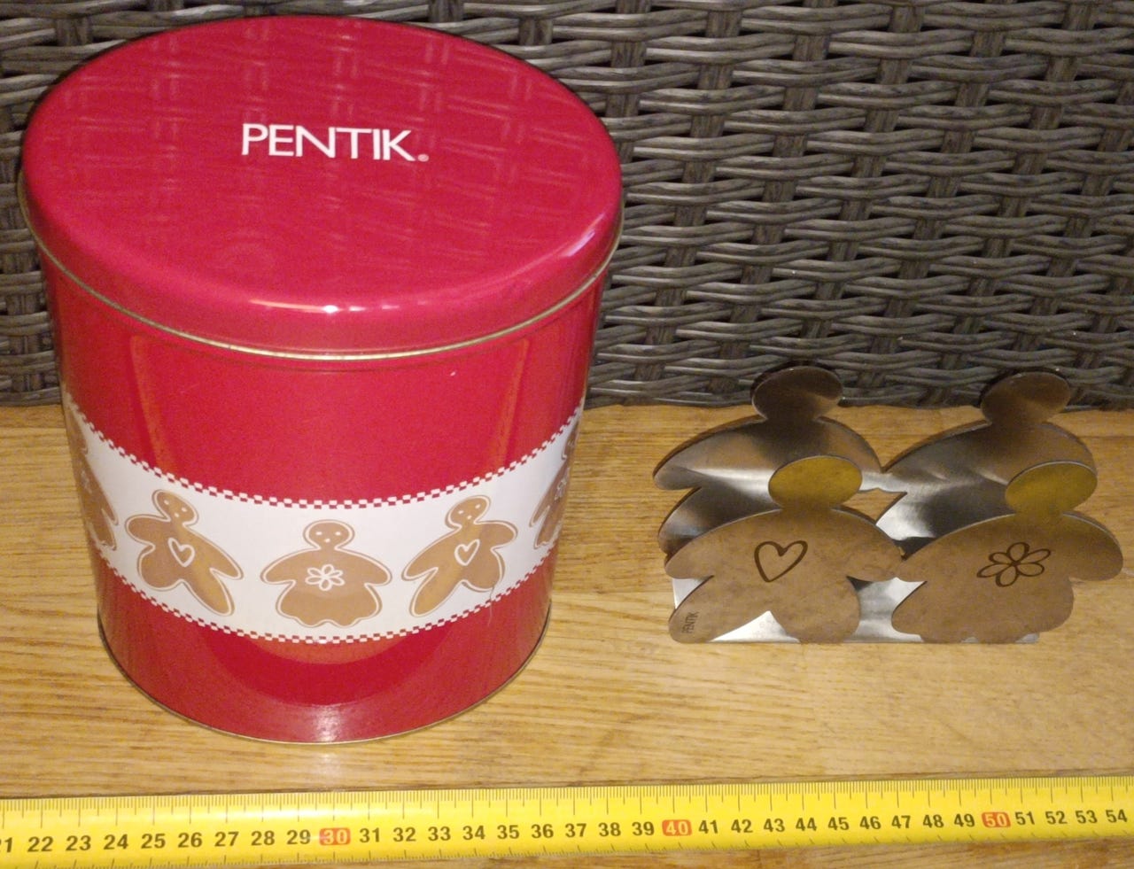 Pentik Piparipeltipurkki & Teräksinen Servettiteline