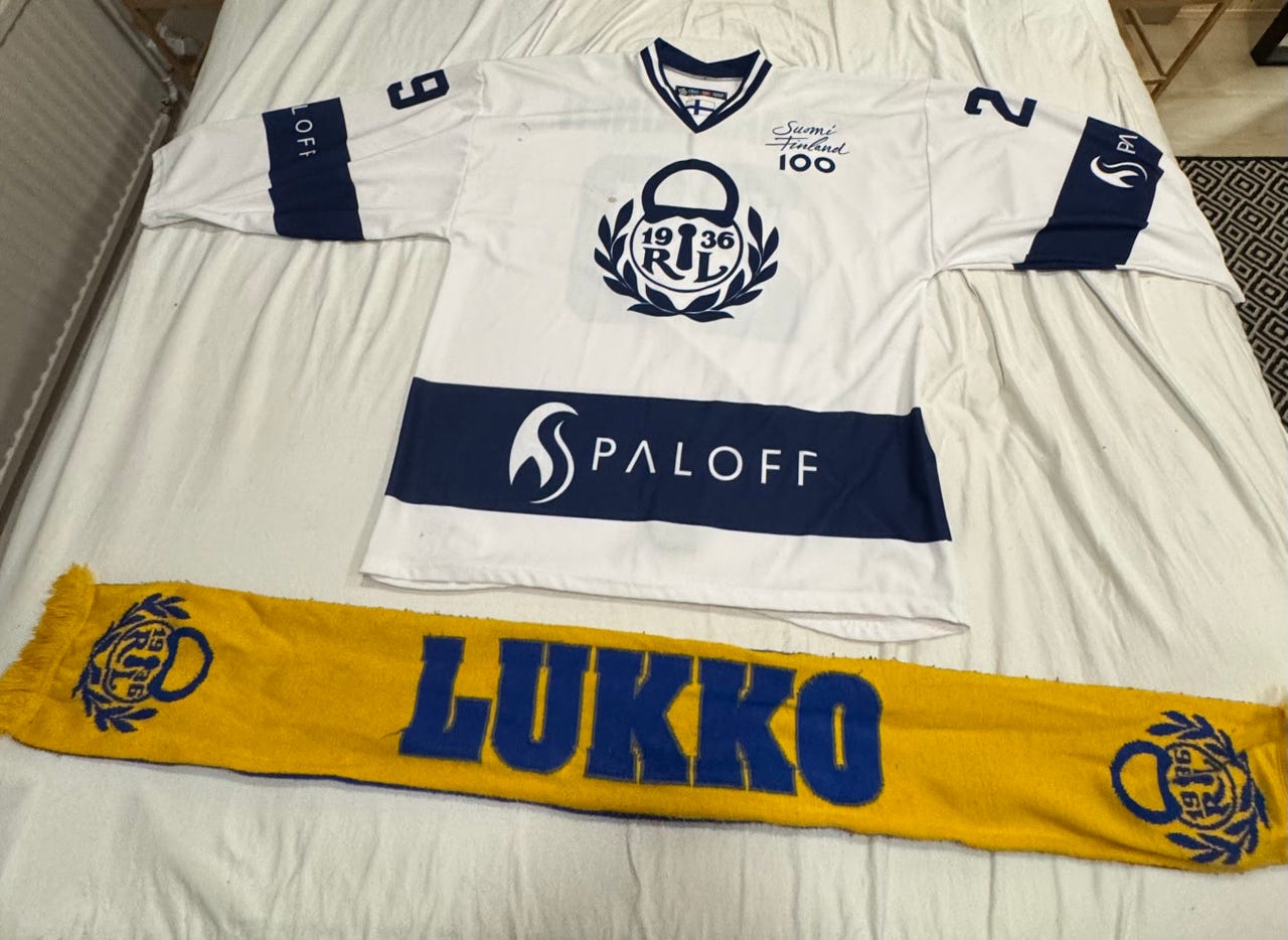 LukonSuomi 100 paita ja huivi