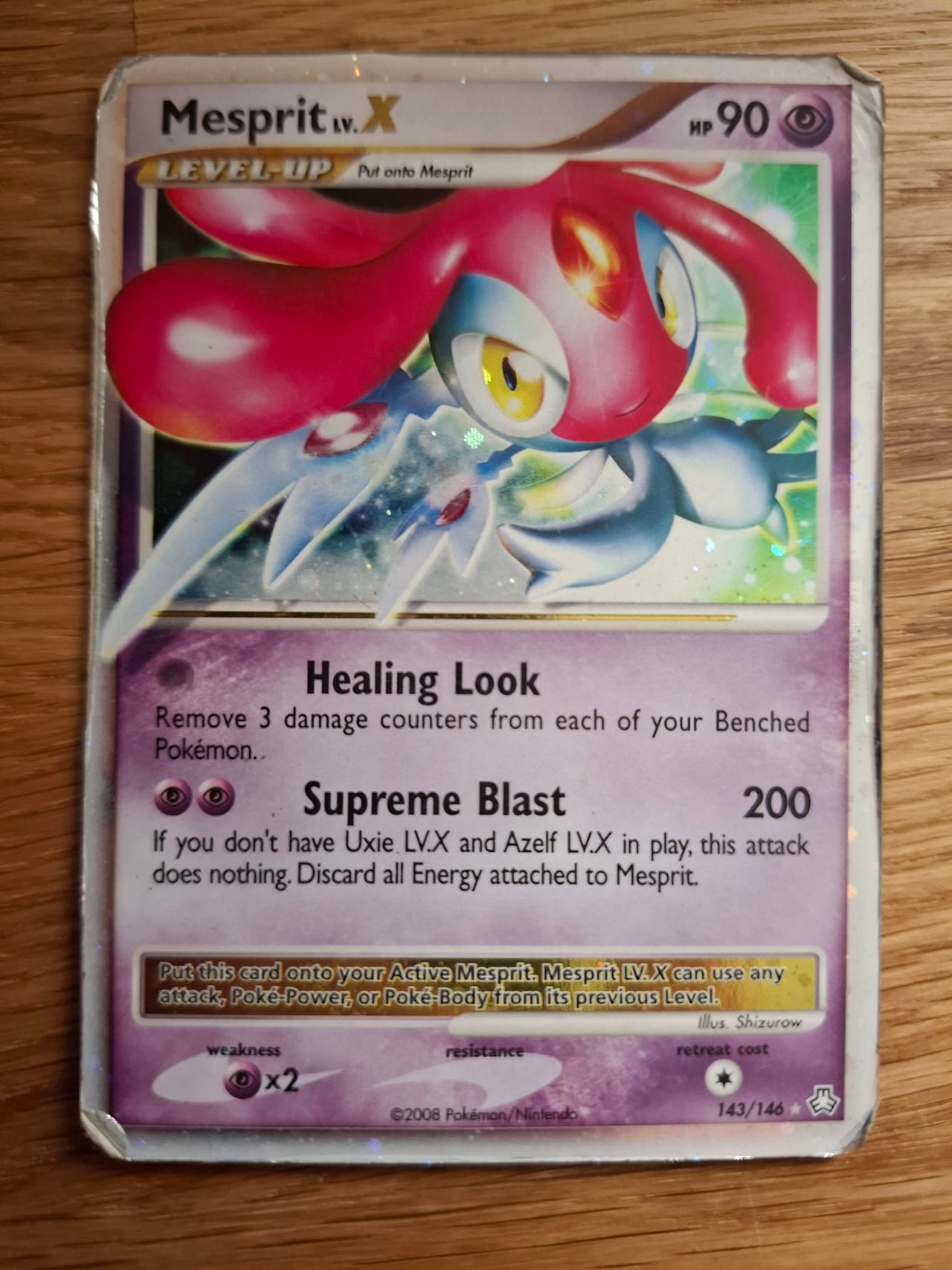 Mesprit LV.X 143/146 - Diamond & Pearl Legends Awakened