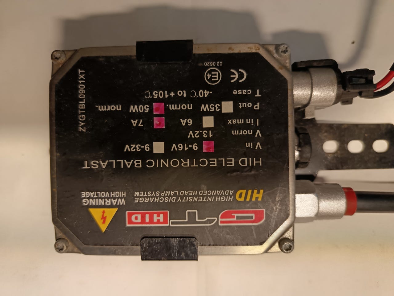 GT HID elektroninen ballast 35W 9–16V