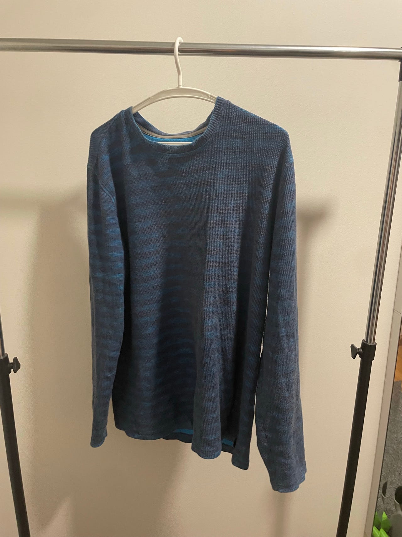 Calvin Klein Jeans miesten pitkähihainen paita L sininen