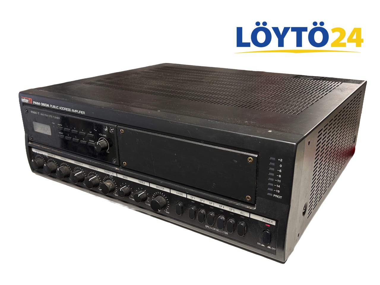 Inter-M PAM-360A keskusradiovahvistin | PAM-T AM/FM-viritin | Amm