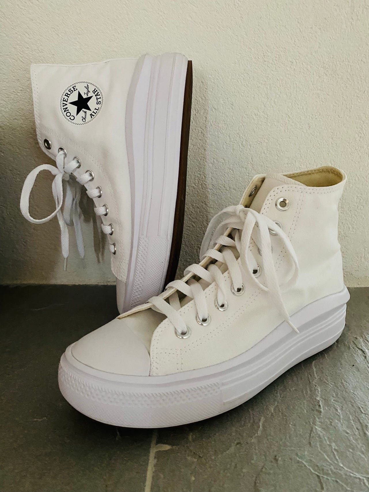 Converse platform tennarit valkoiset koko 39,5
