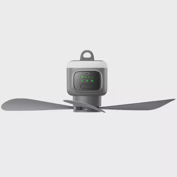 Tuuletin ladattava USB LED 1200mAh