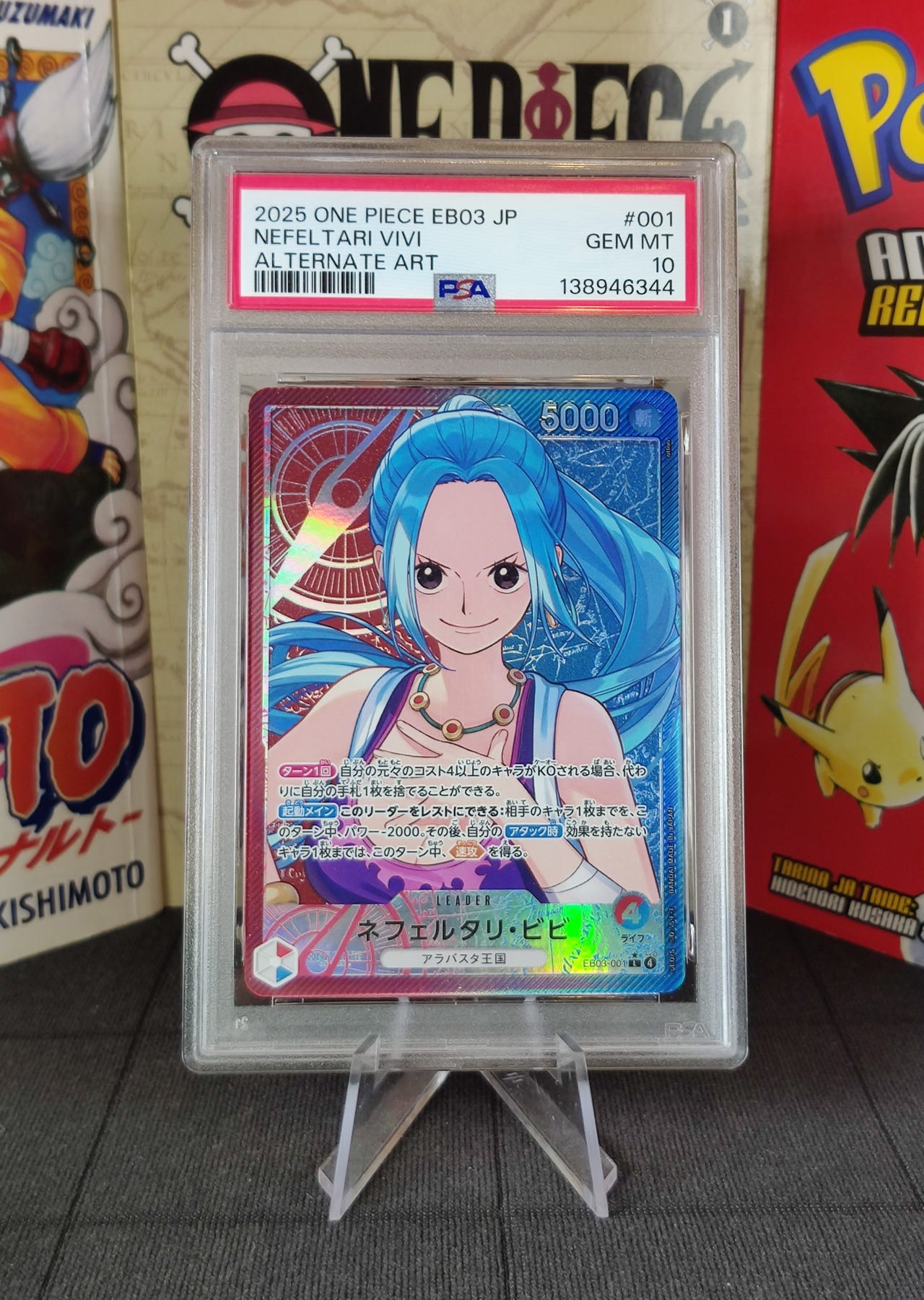 One Piece TCG Nefeltari Vivi EB03-001 Japanese PSA 10 | Tori
