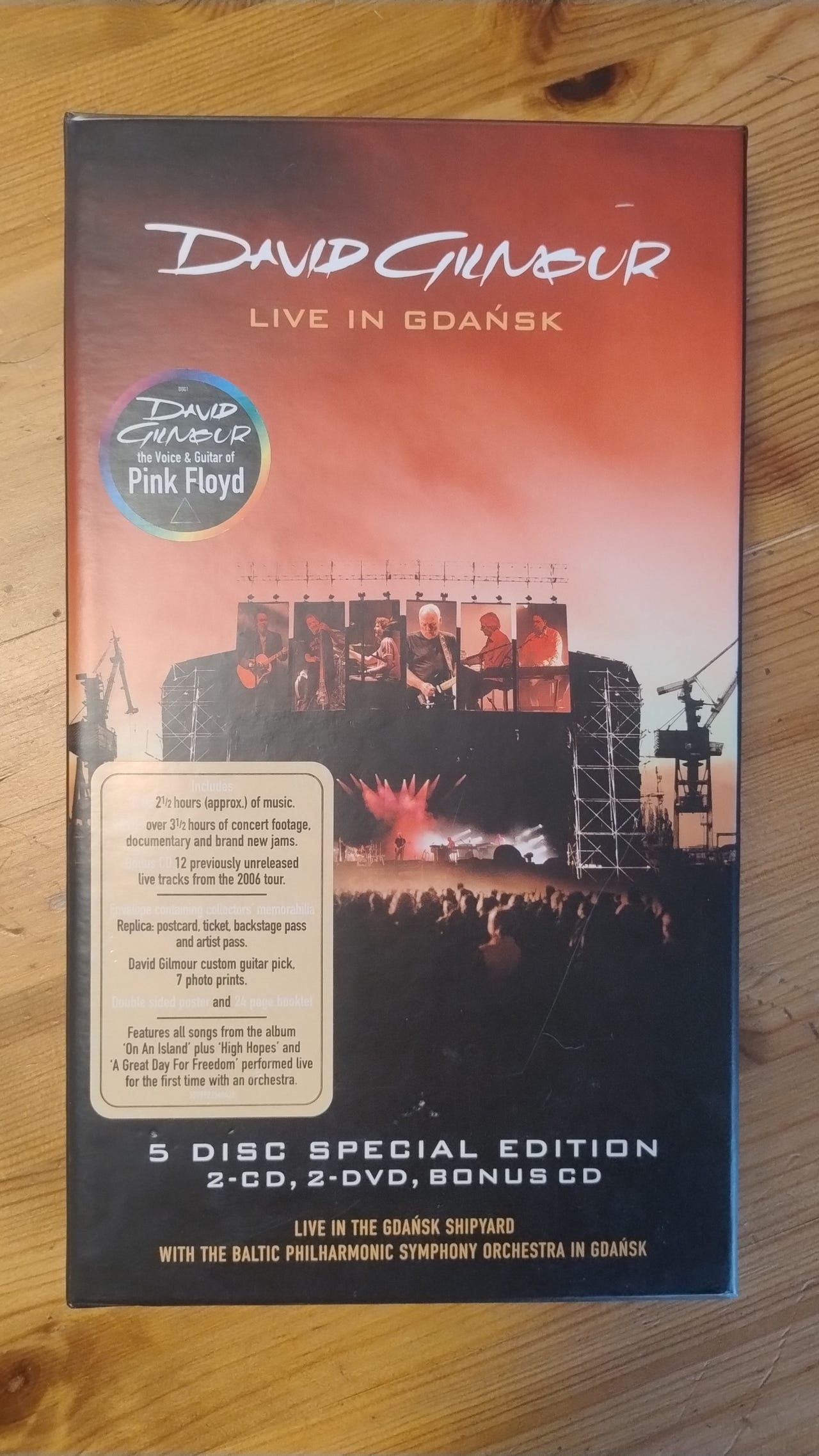 David Gilmour - Live In Gdansk 5 Disc (3 CD + 2 DVD) Special