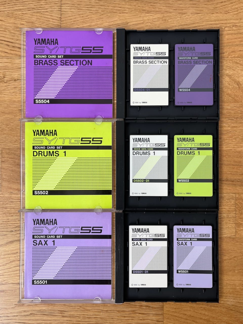 Yamaha SY55 / TG55 äänikortit Brass, Drums, Sax, Strings | Tori