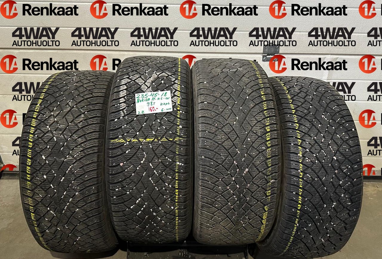 235/45R18 NOKIAN HAKKAPELIITTA R5 EV SUV 98T DOT22 6MM 4KPL | Tori
