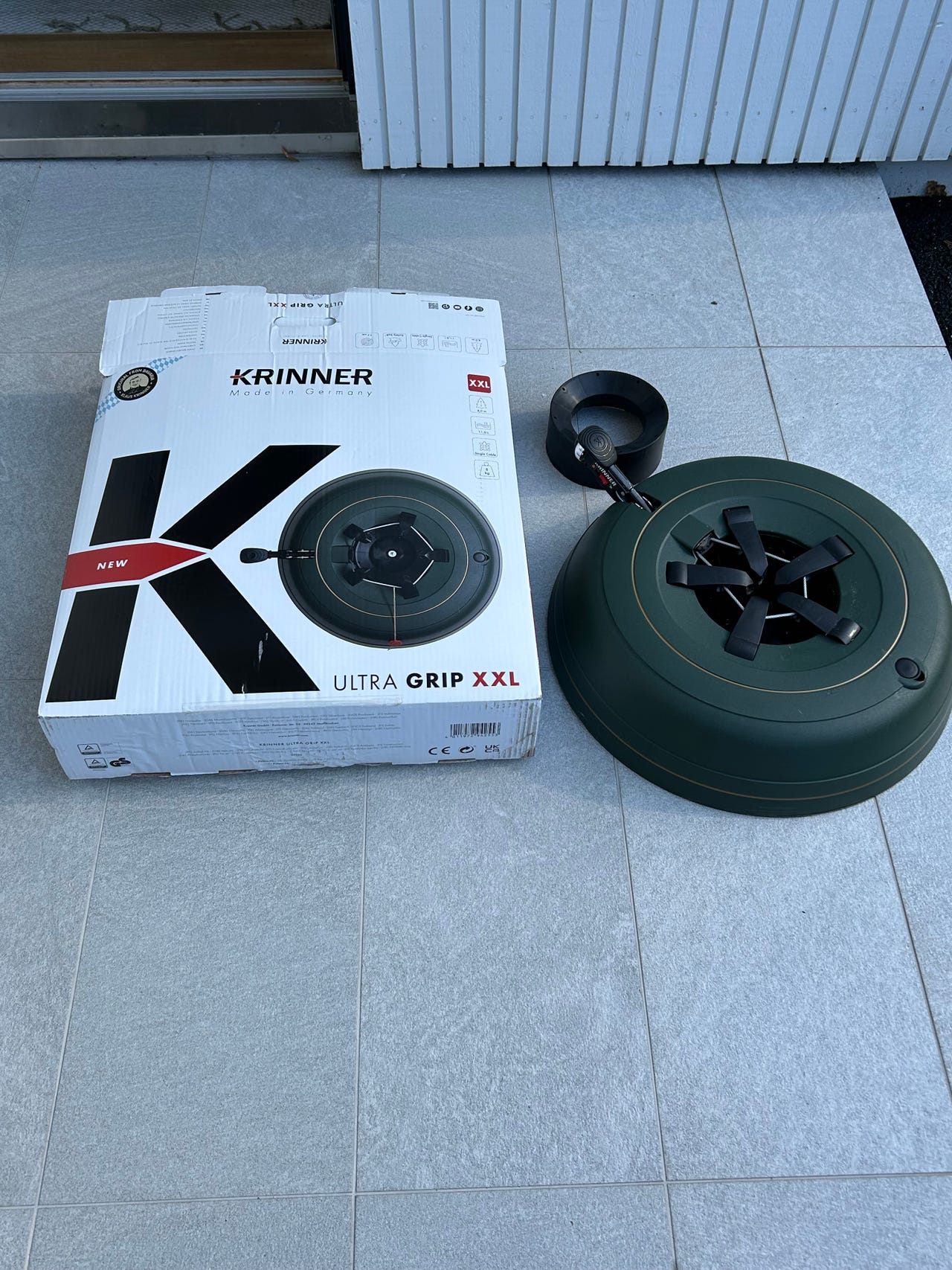 Krinner Ultra Grip XXL joulukuusenjalka vihreä