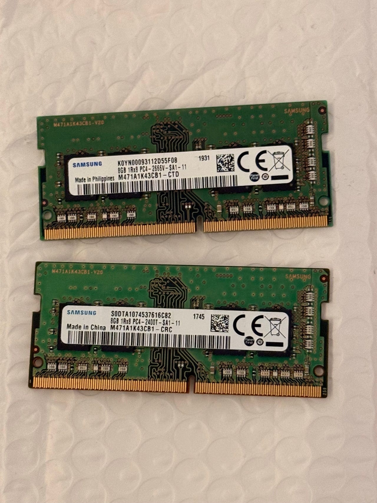 Samsung 2 x 8GB DDR4 SO-DIMM | Tori