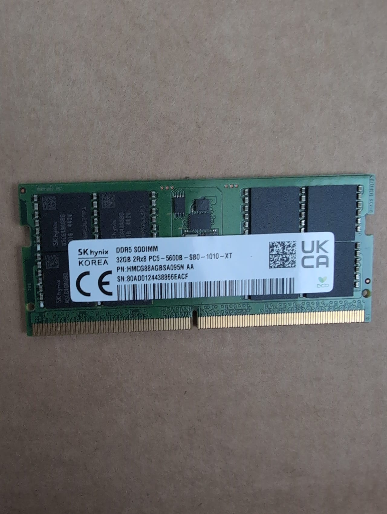 SK Hynix 32GB 5600mHz DDR5 | Tori
