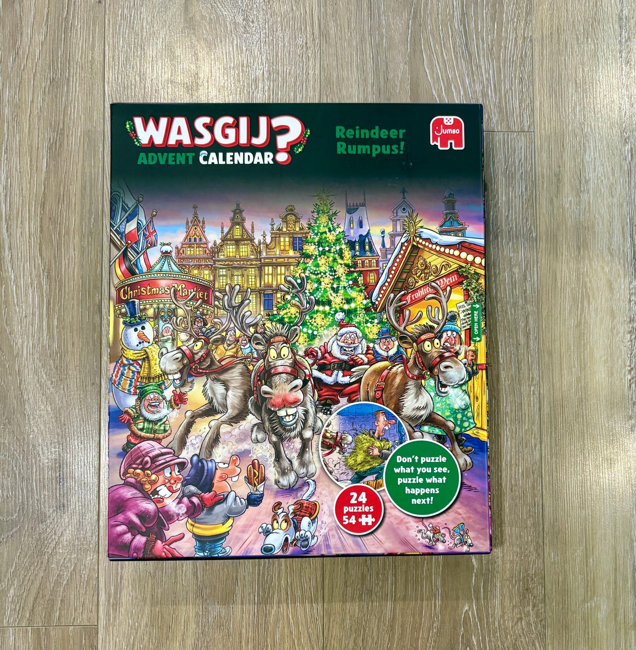 Wasgij Reindeer Rumpus adventtikalenteri palapeli | Tori