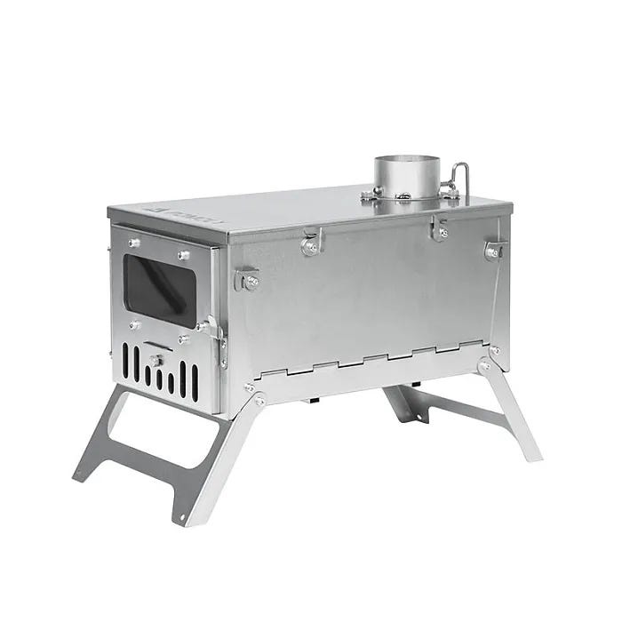POMOLY titaanikamiina titanium tent stove •• | Tori