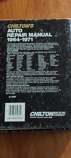 Chilton Auto Repair Manual 1964–1971 korjauskirja | Tori