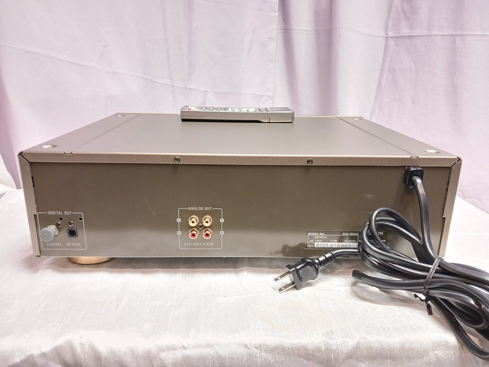 Denon DCD-1650AL CD-soitin | Tori