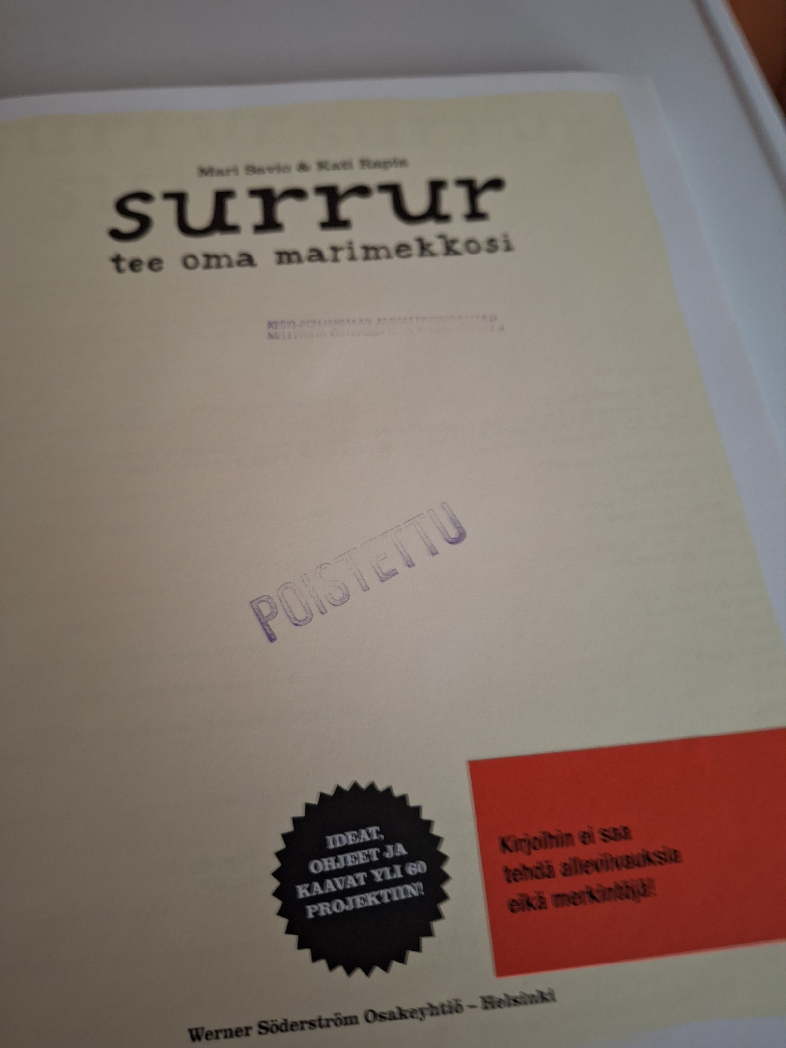 洋書 surrur tee oma marimekkosi 競売 Surrurr Tori | marimekkosi oma tee 洋書 - 洋書
