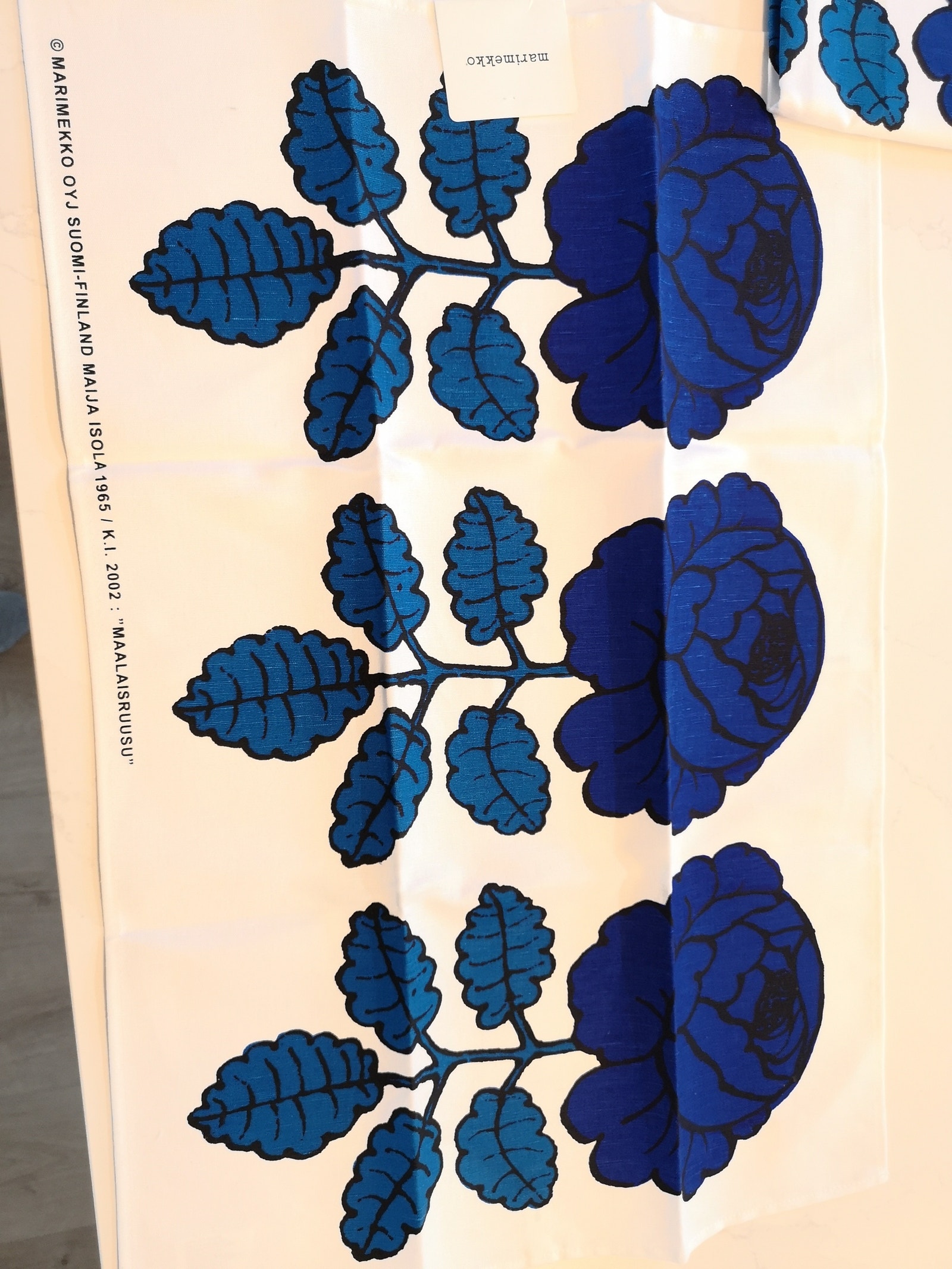 Marimekko Maalaisruusu-keittiöpyyhe 2 kpl | Tori 