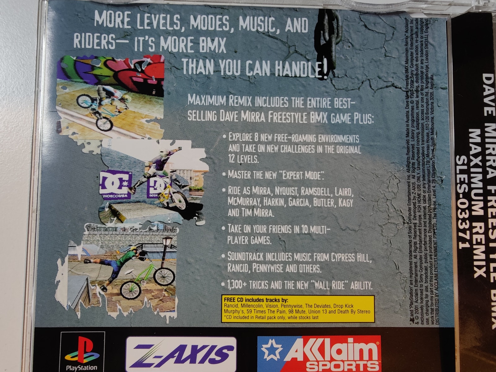 Dave Mirra BMX promo art