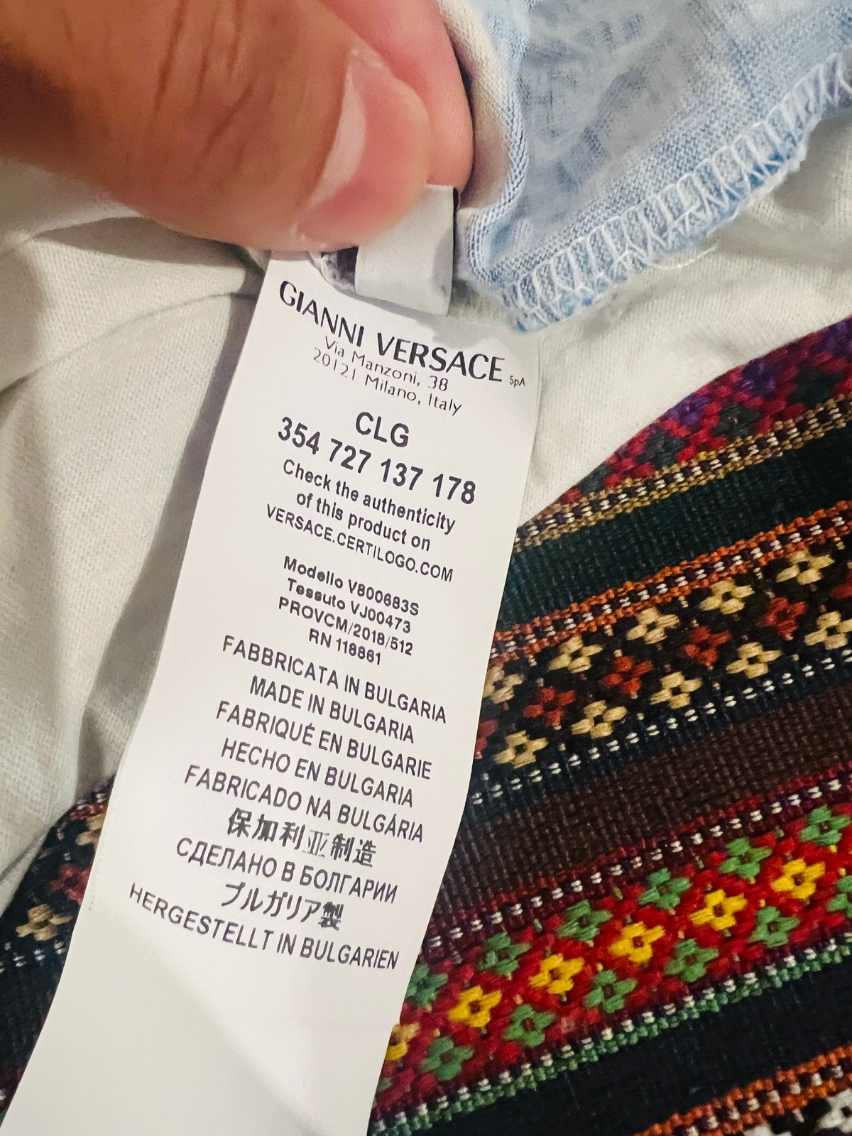 Versace T-shirt t-paita Tori