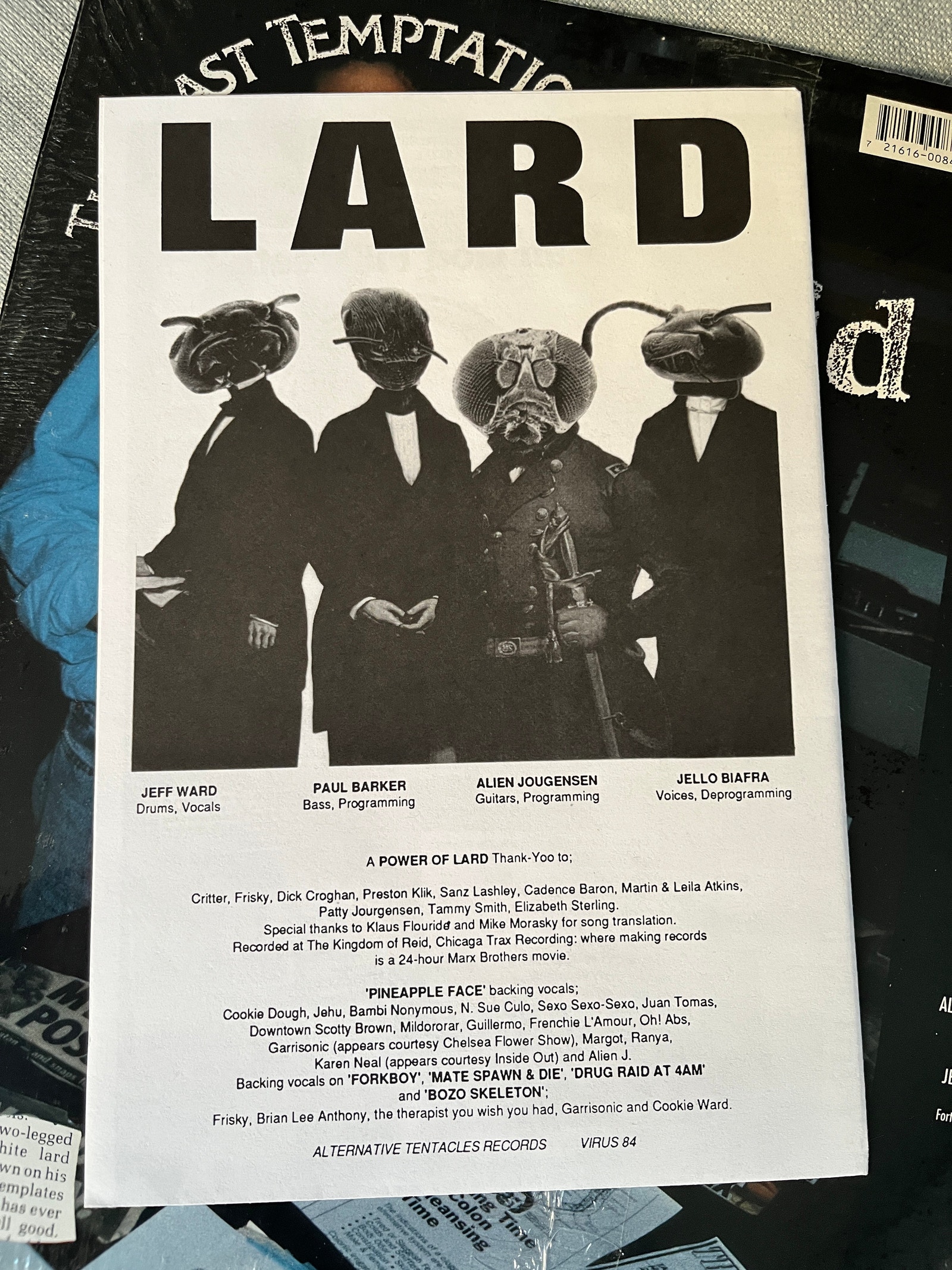 Lard – The Last Temptation Of Reid LP | Tori