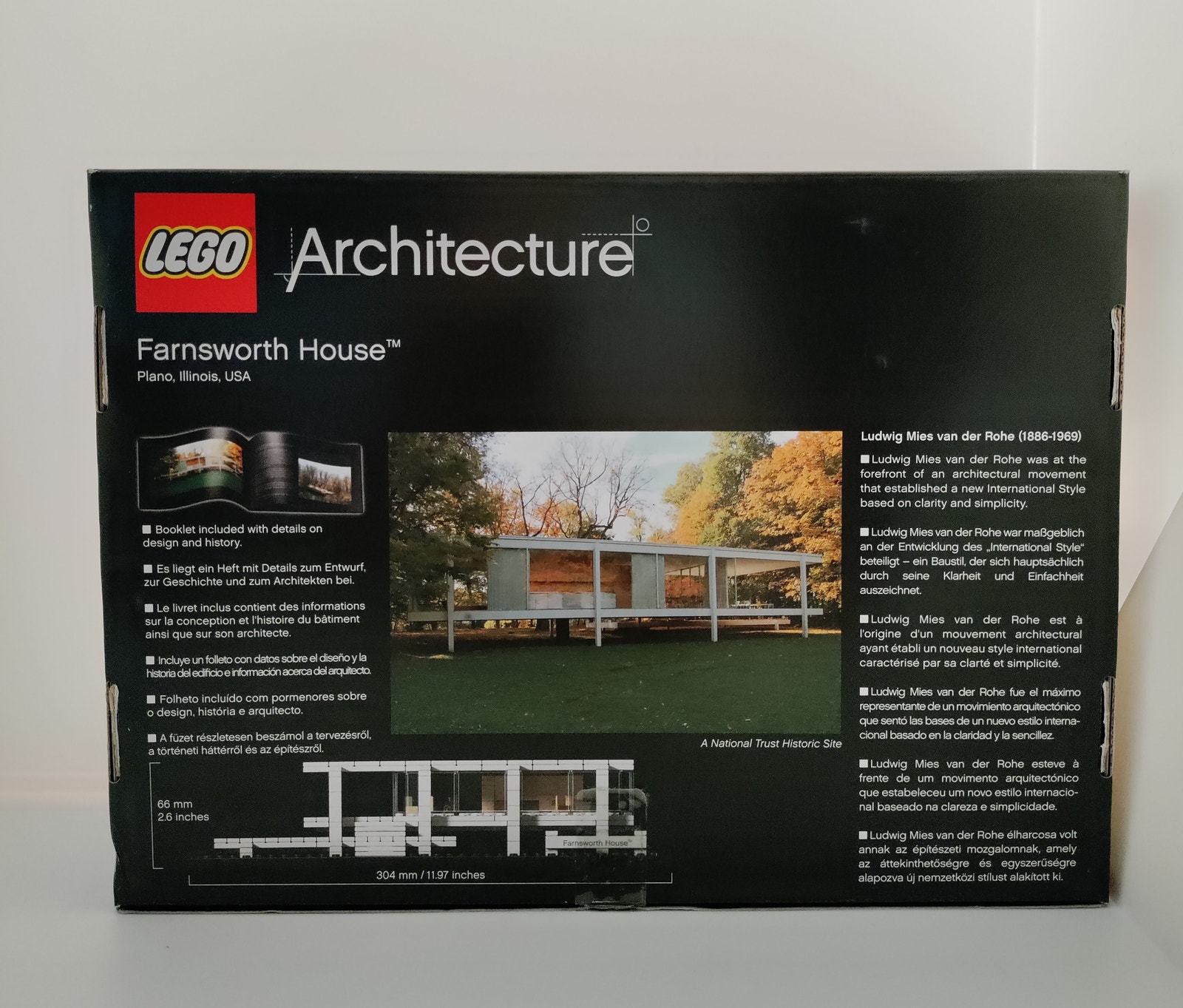 Lego Architecture 21009 Farnsworth House Tori