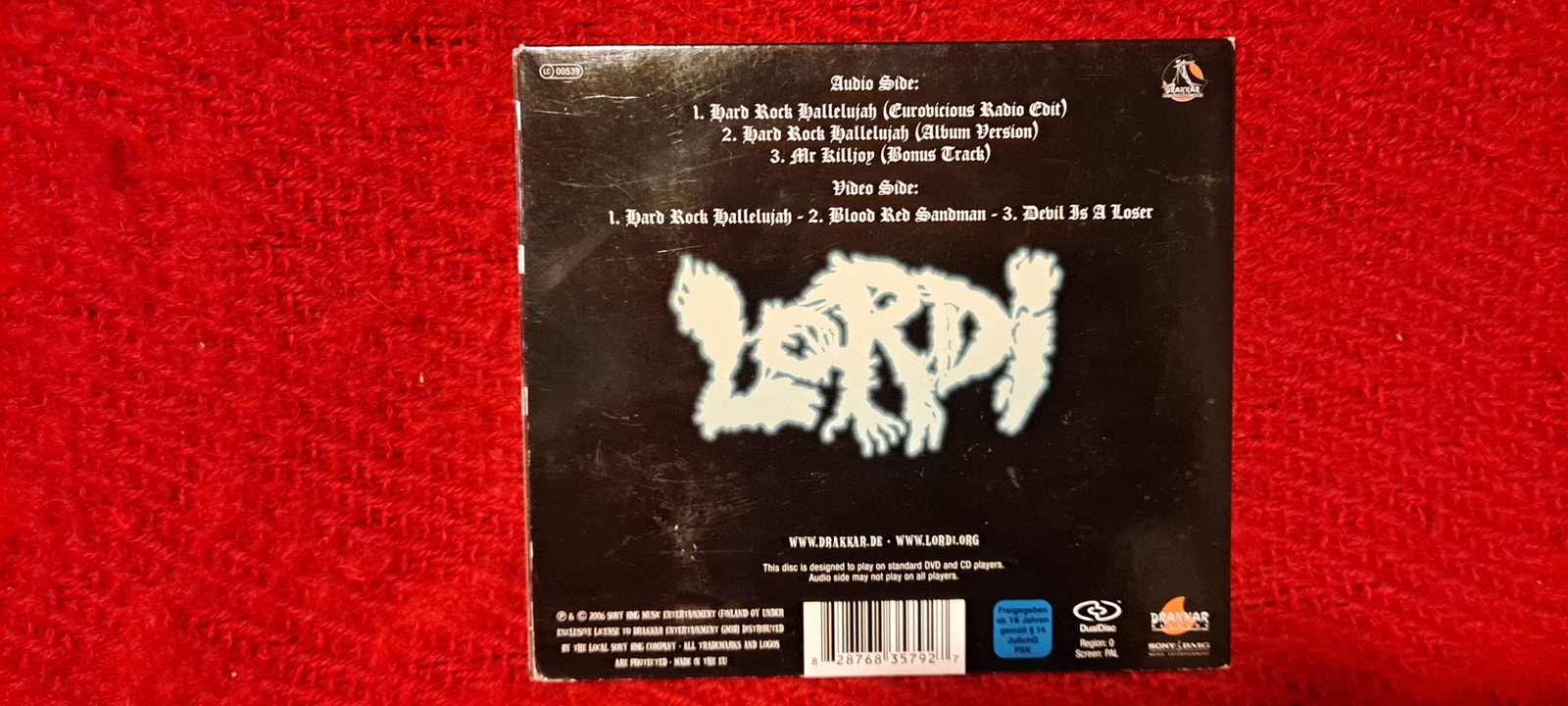 Lordi - Hard Rock Hallelujah CD/DVD maxisingle | Tori