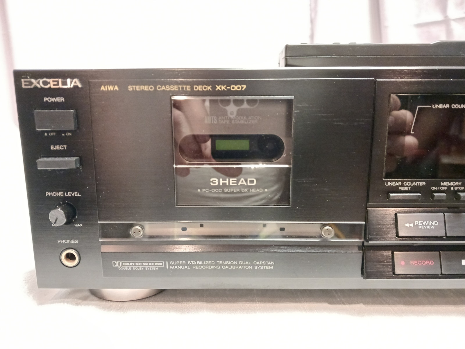 Aiwa Excelia XK-007 3-head kasettisoitin | Tori
