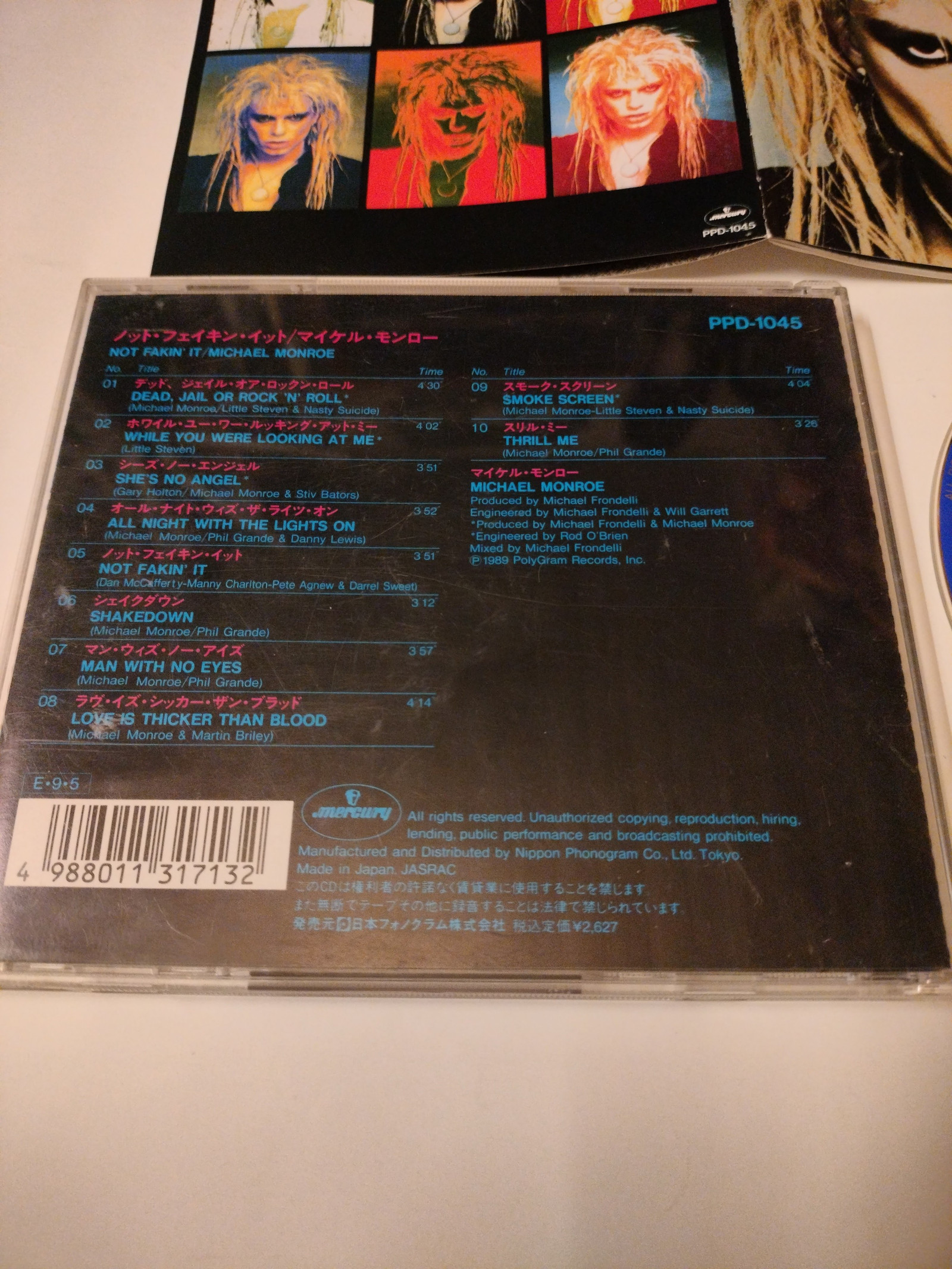 Michael Monroe - Not Fakin' It . CD Japani | Tori