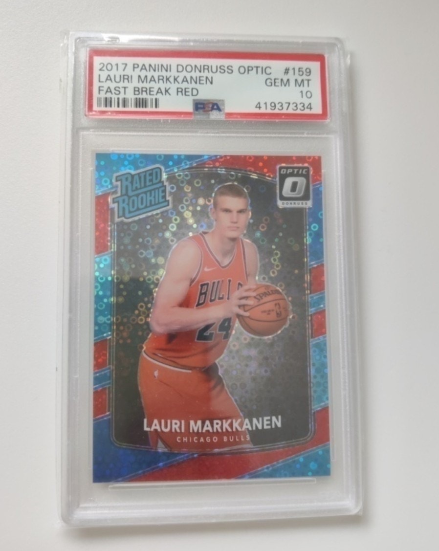 Lauri Markkanen Rated Rookie カード 159 RC（2017-18 Donruss Optic 