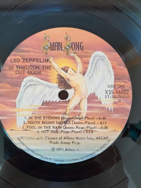 英LP Led Zeppelin In Through The Out Door SSK59410 SWAN SON /00260 Led Zeppelin - In Through The Out Door - Swan Song - SS
