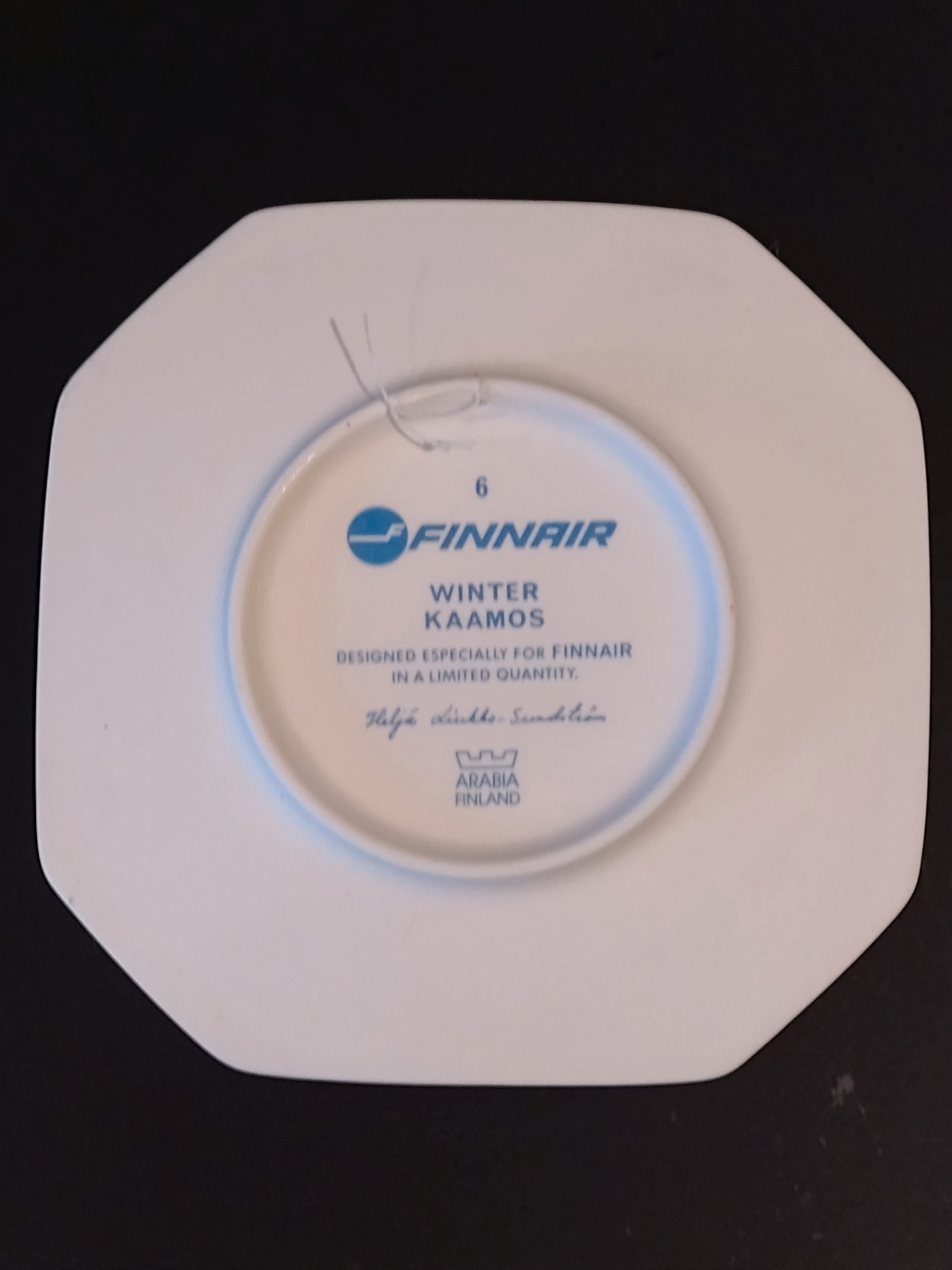 Arabia, Heljä Liukko-Sundström, Kaamos-seinälautanen