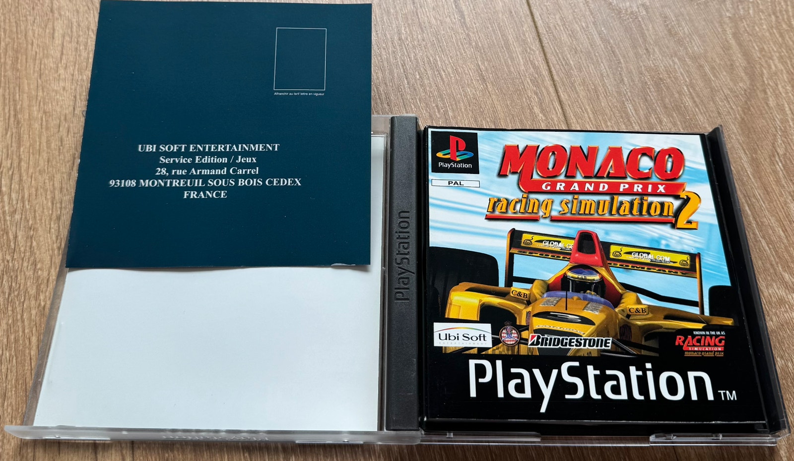 Monaco Grand Prix Racing Simulation 2 Sur PS1 – Sony PlayStation 1 – Complet Boîtier