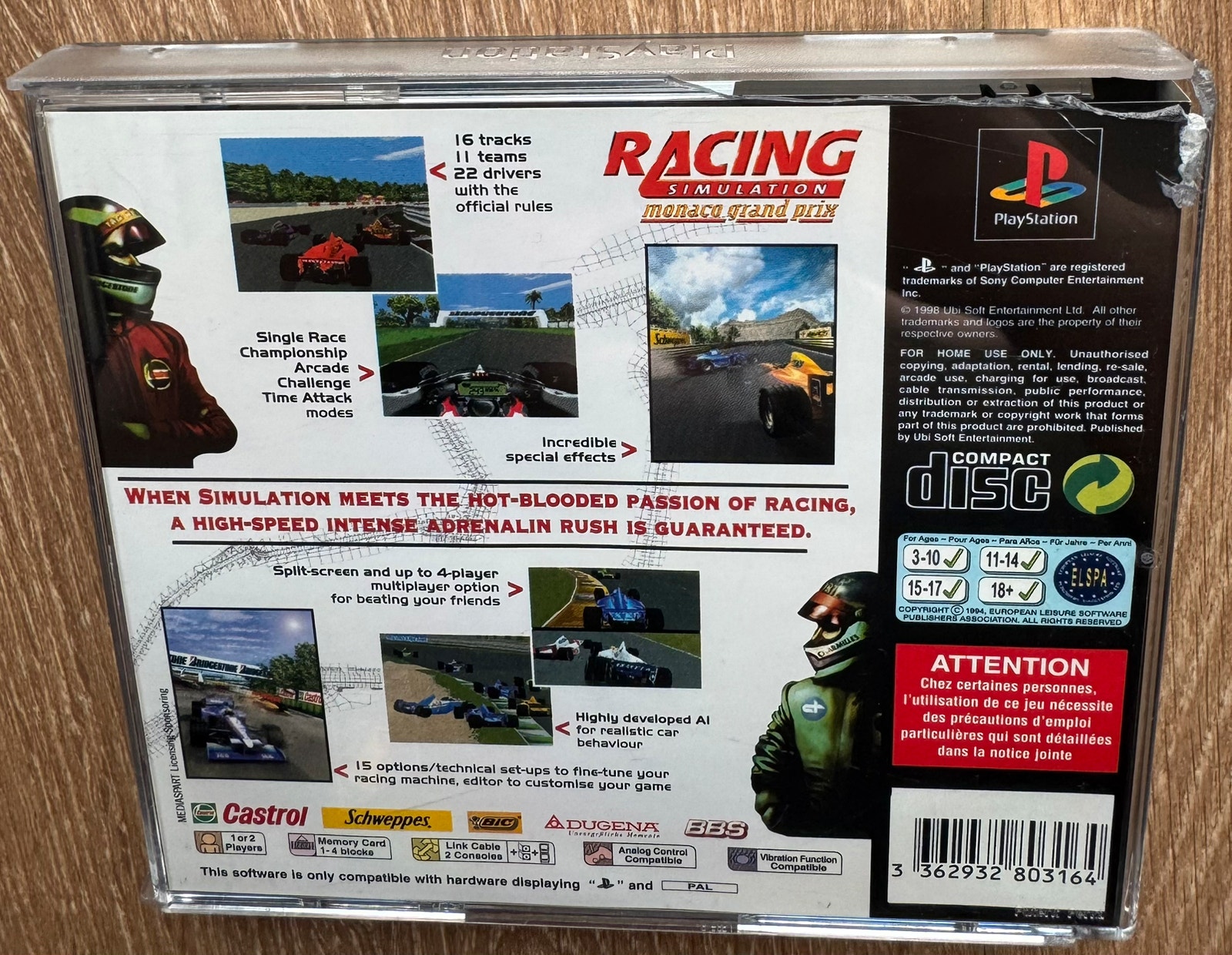 Monaco Grand Prix Racing Simulation 2