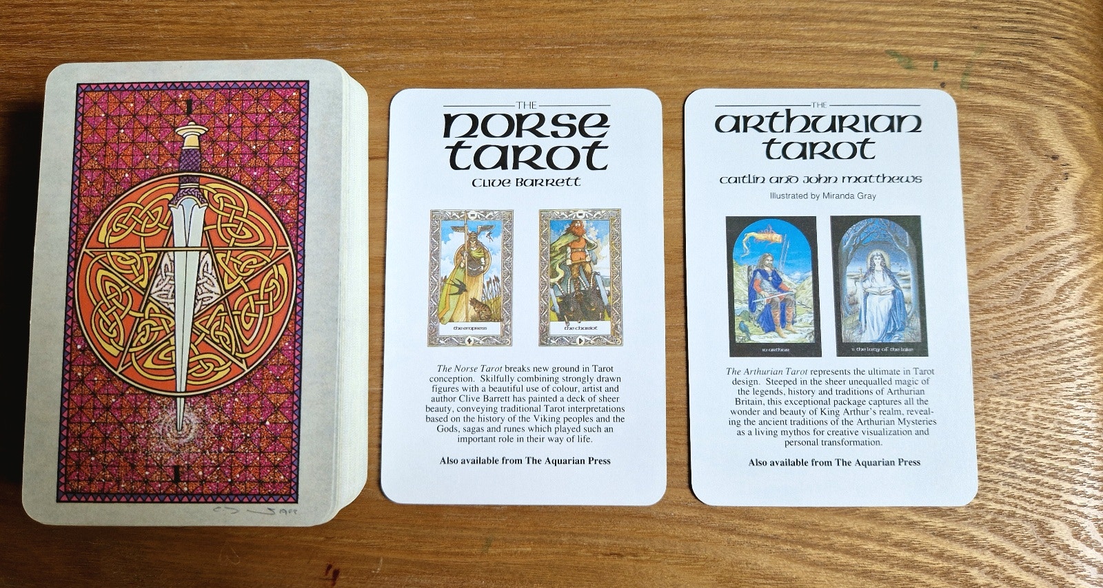The Celtic Tarot Vintage 1990 .Courtney Davis & Helena