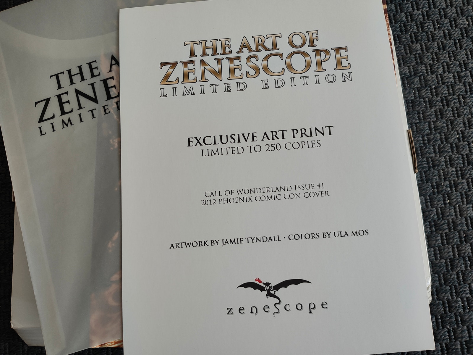 The Art of Zenescope Limited Edition Volume 1 Hardcover w/ Art