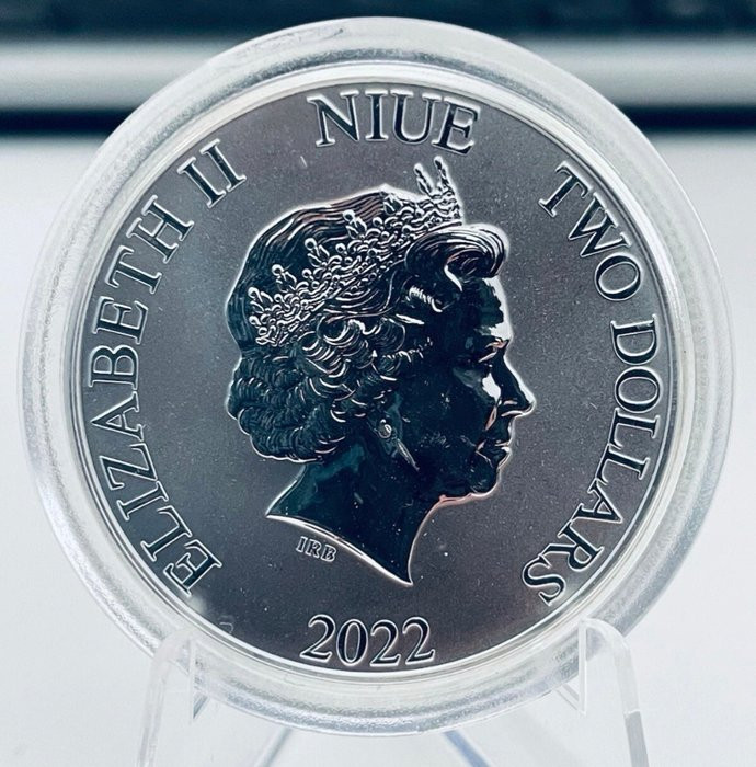 Niue. 2 Dollars 2022 Tiger, 1 Oz (.999) () | Tori