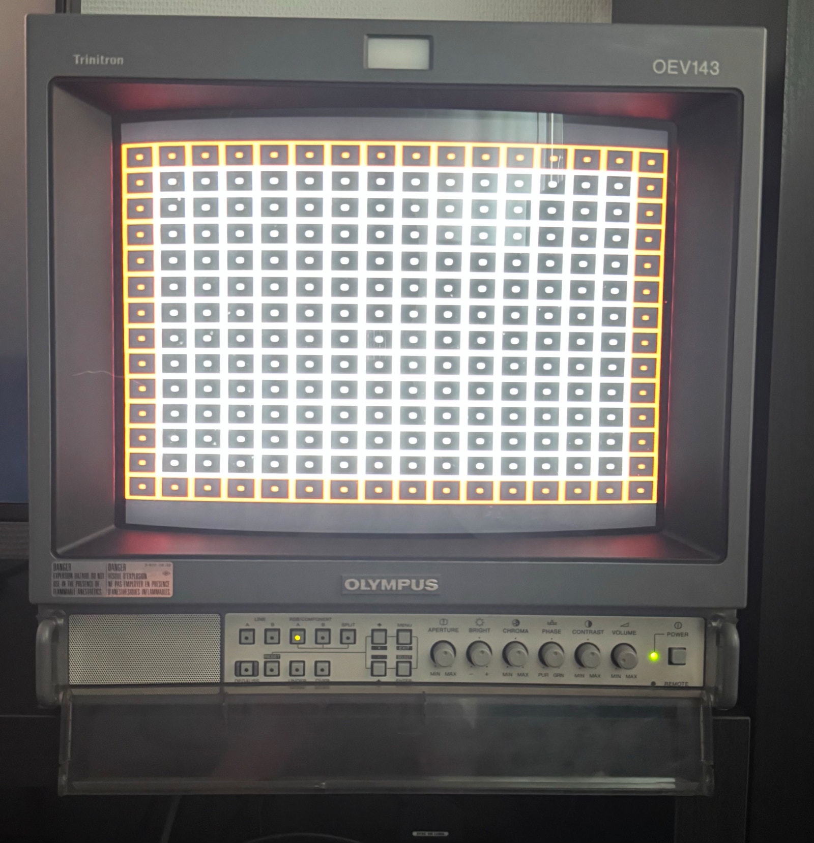 OLYMPUS OEV143 PVM ブラウン管テレビ OLYMPUS OEV143 PVM ブラウン管テレビ