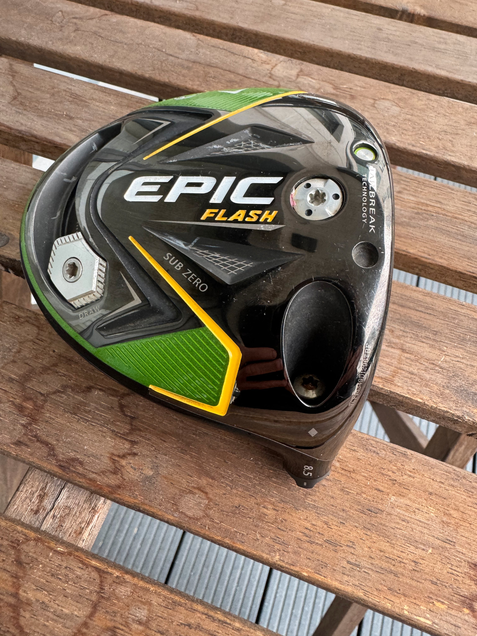 Tour issue Callaway Epic Flash Sub Zero Single Diamond 8.5