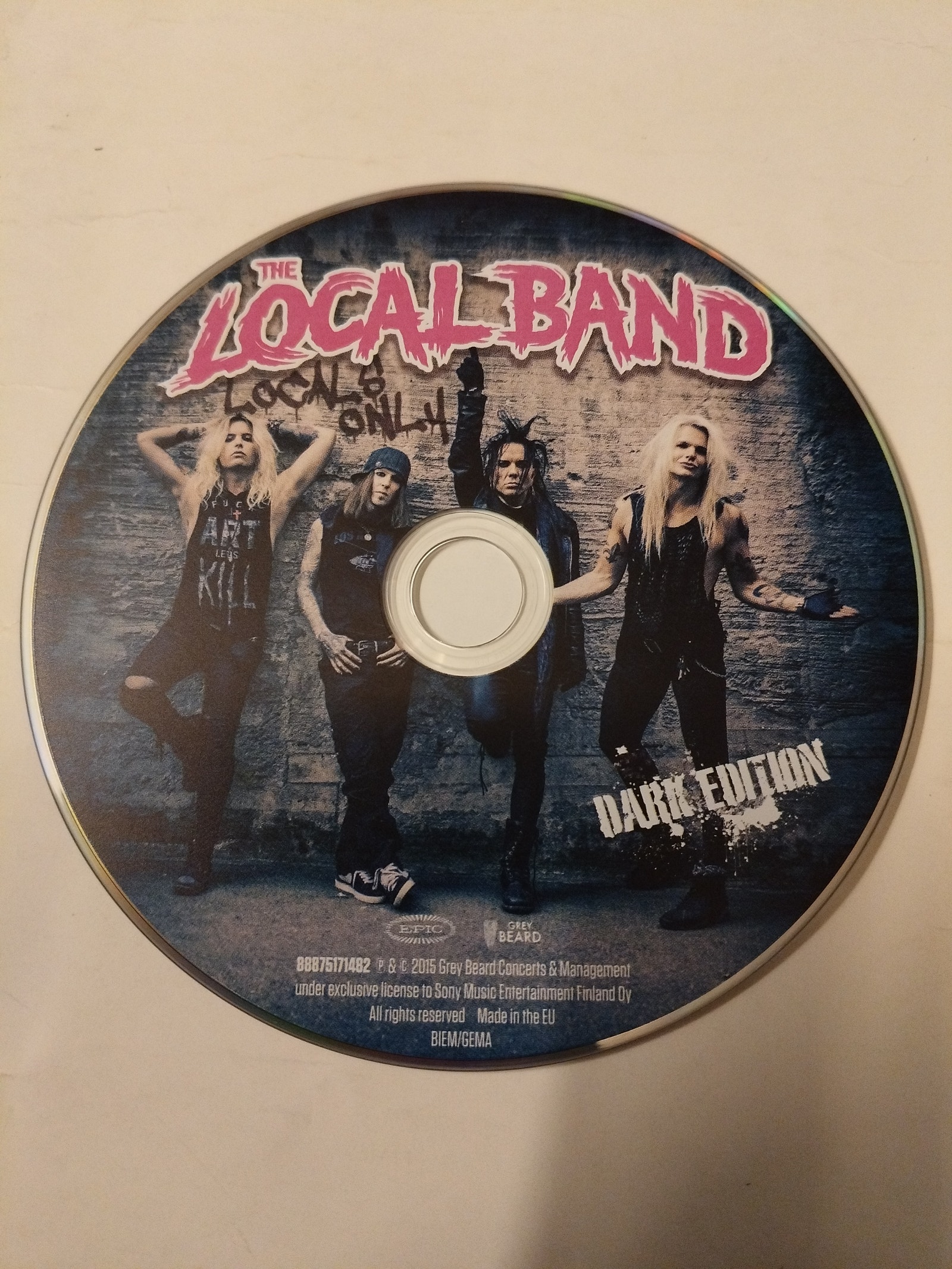 洋楽 THE LOCAL BAND DARK EDITION The Local Band (Alexi Laiho) – Locals Only - Dark Edition CD | Tori