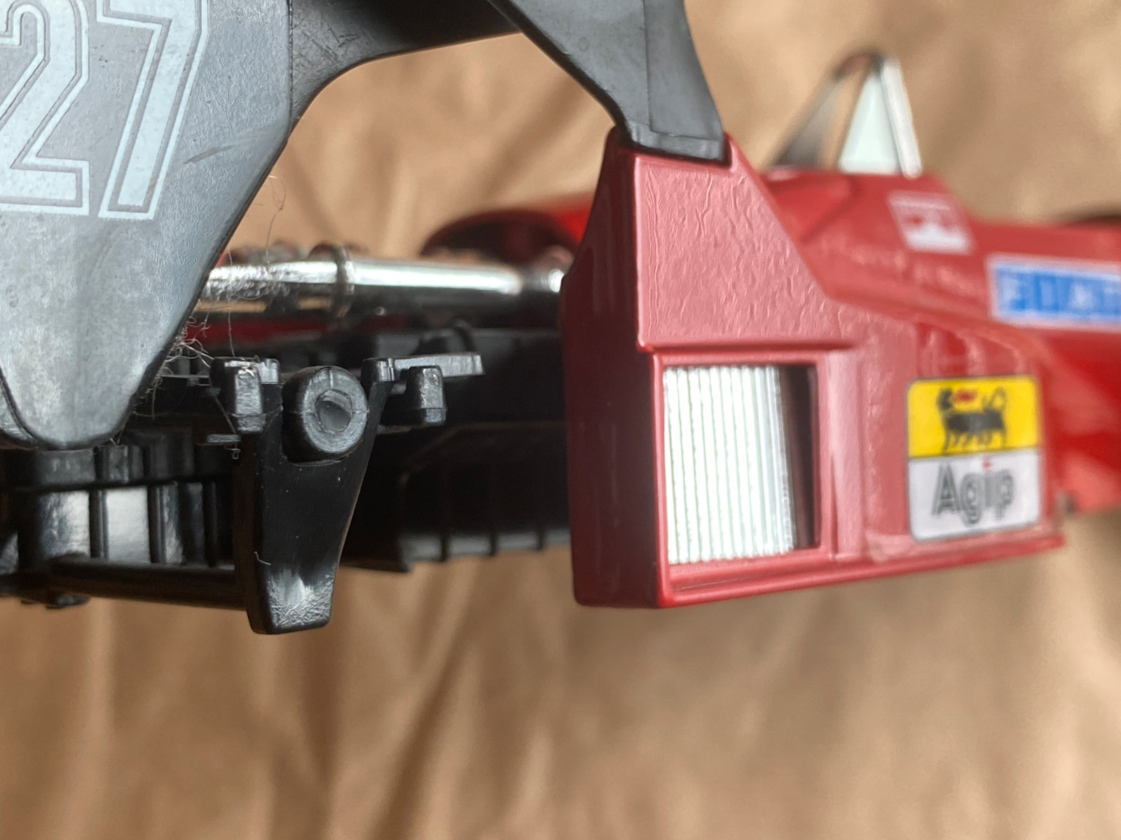 Bburago Ferrari 126 C4 Turbo 1/24(赤) BURAGO 6111 Scala 1/24 | FERRARI F1 126C4 N 27 ALBORETO RED