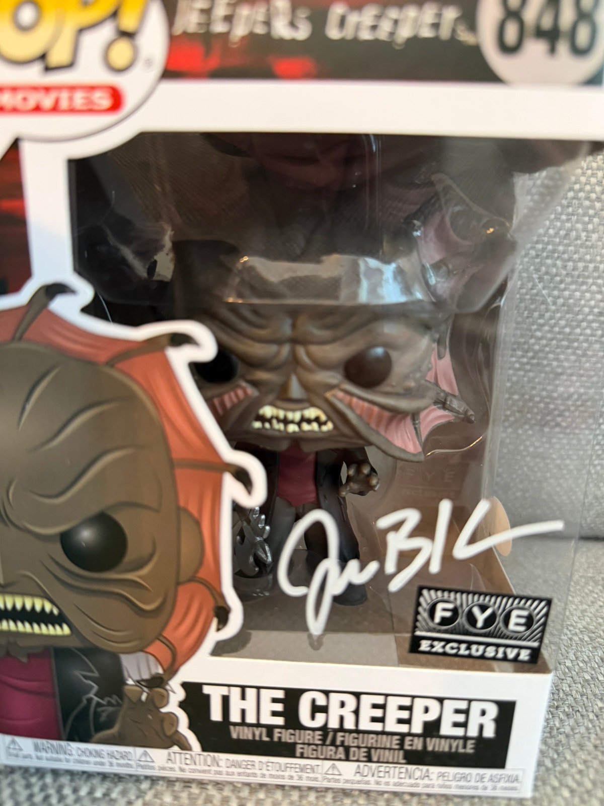 Funko Pop Jeepers Creepers signed The Creeper (JSA) | Tori