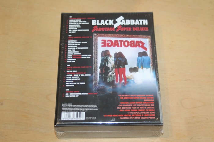 未開封　BLACK SABBATH SABOTAGE DELUXE 4CD Black Sabbath - Sabotage (Super Deluxe 4CD Box Set) - Amazon