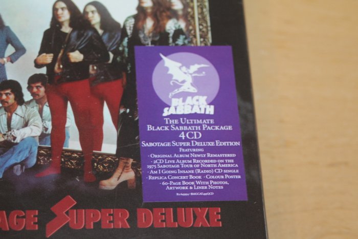 洋楽 Black Sabbath Sabotage delu xe 4CD BOX Sabotage (Super Deluxe Edition)(4CD): Amazon.pl: Płyty CD i
