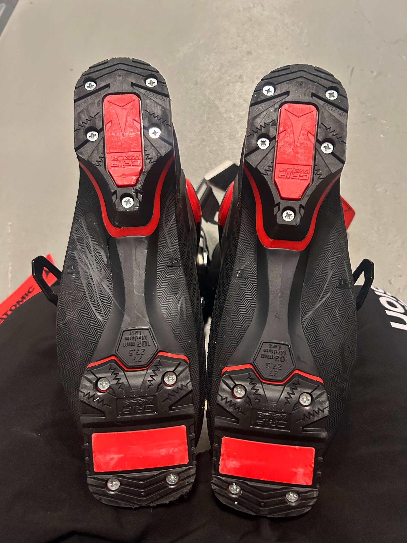 美品　ATOMIC Hawx 120 Prime 27/27.5 レッド/レッド buty-narciarskie-atomic-hawx-