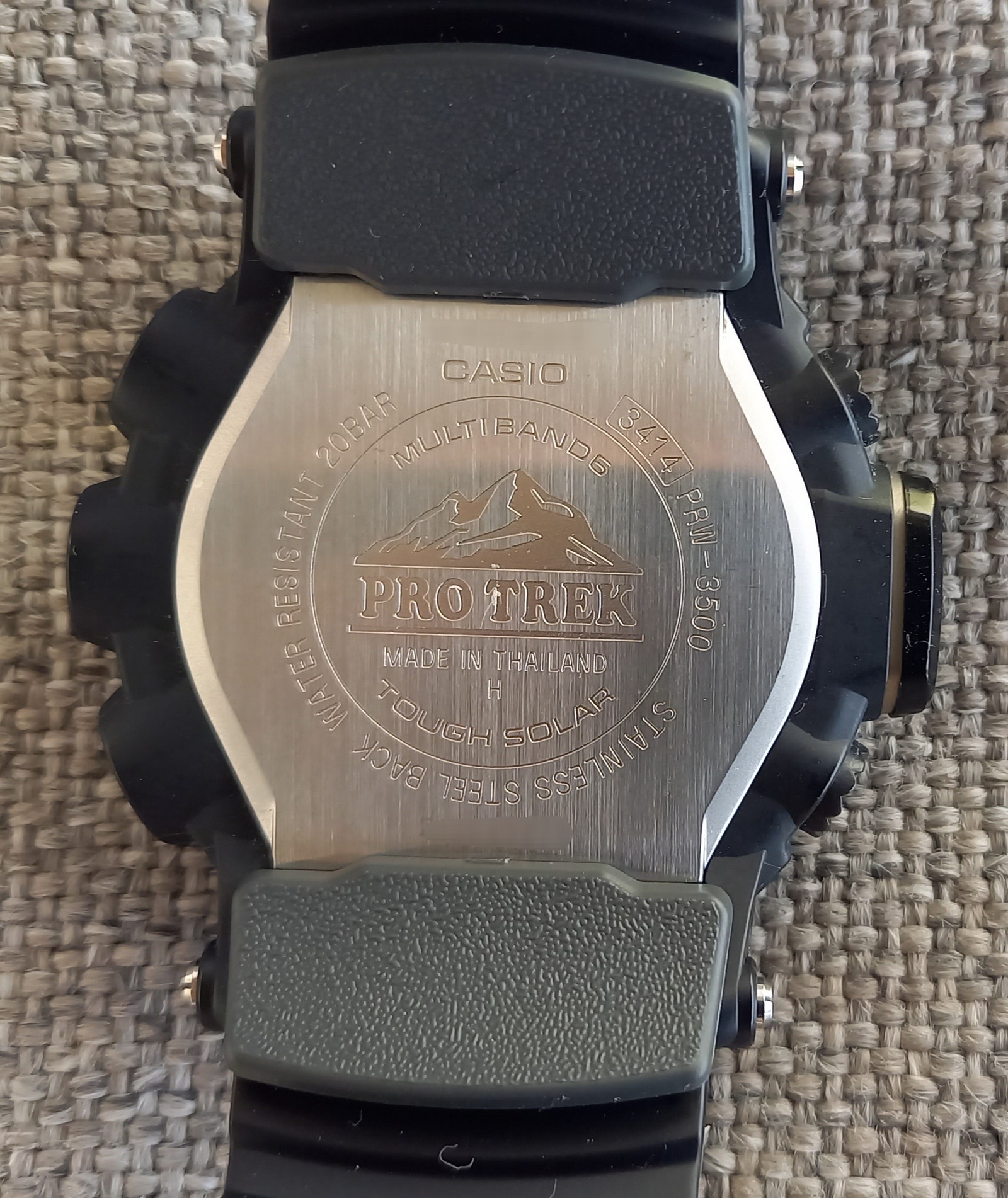 Casio Pro Trek PRW-3500-1 ABC-kello Tori - Main Image