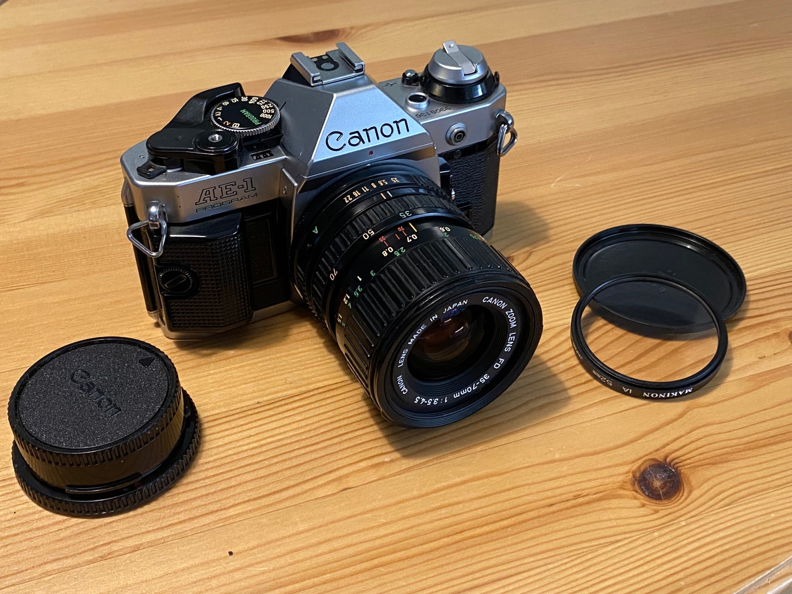 Canon AE-1 PROGRAM ＋ FD 35-70mm #AA2032 Canon AE-1 PROGRAM ＋ FD 35-70mm #AA2032 Amazon.com : Canon