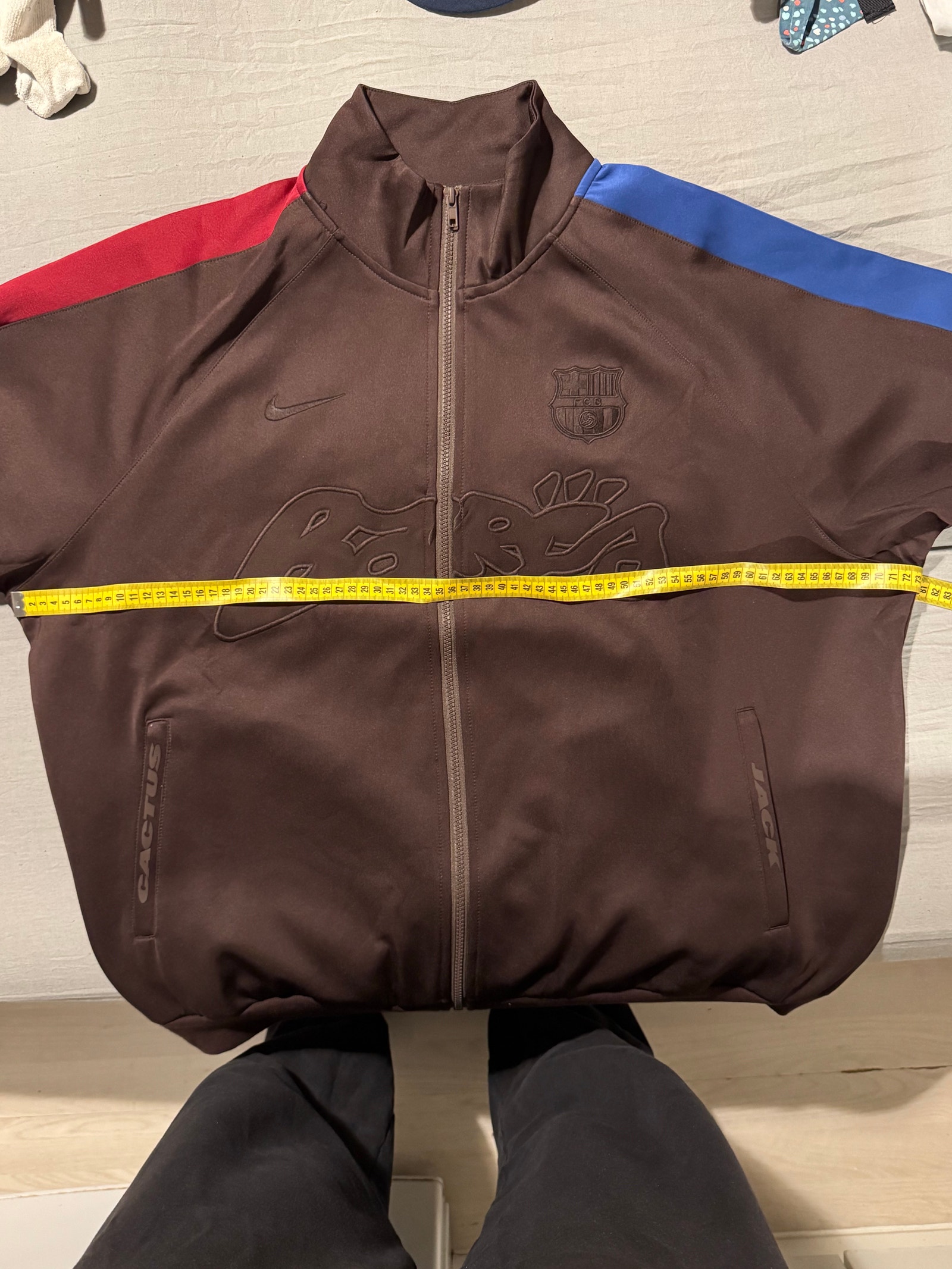 Cactus Jack x Nike x FCB Barcelona Retro Zip Anthem Jacket
