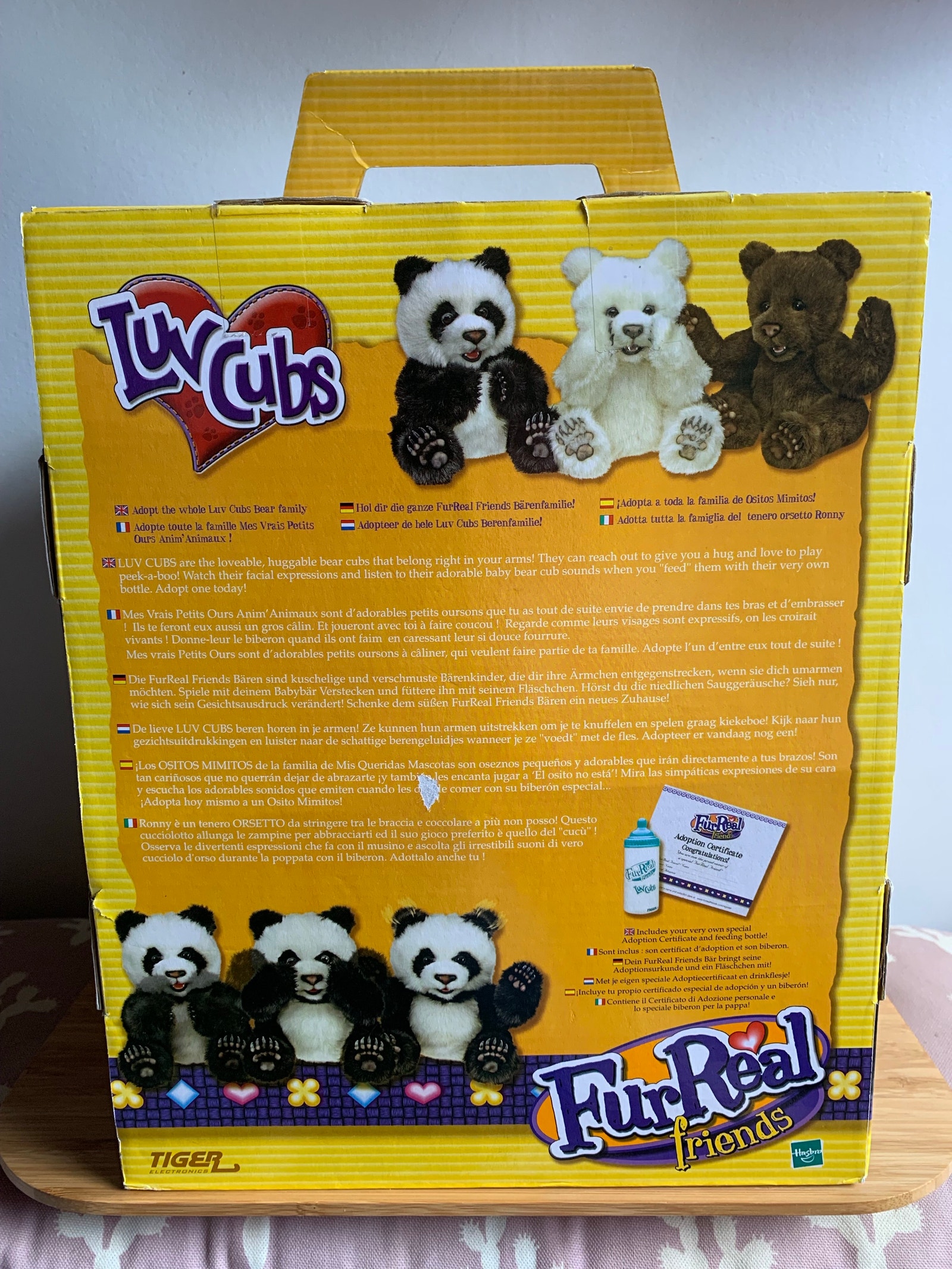 Friends Newborn Furreal Friends Luv Cub Panda Hasbro 2004 FurReal