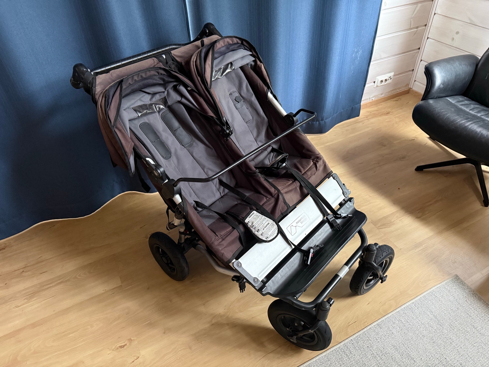 Mountain Buggy Double Stroller Brown Tori
